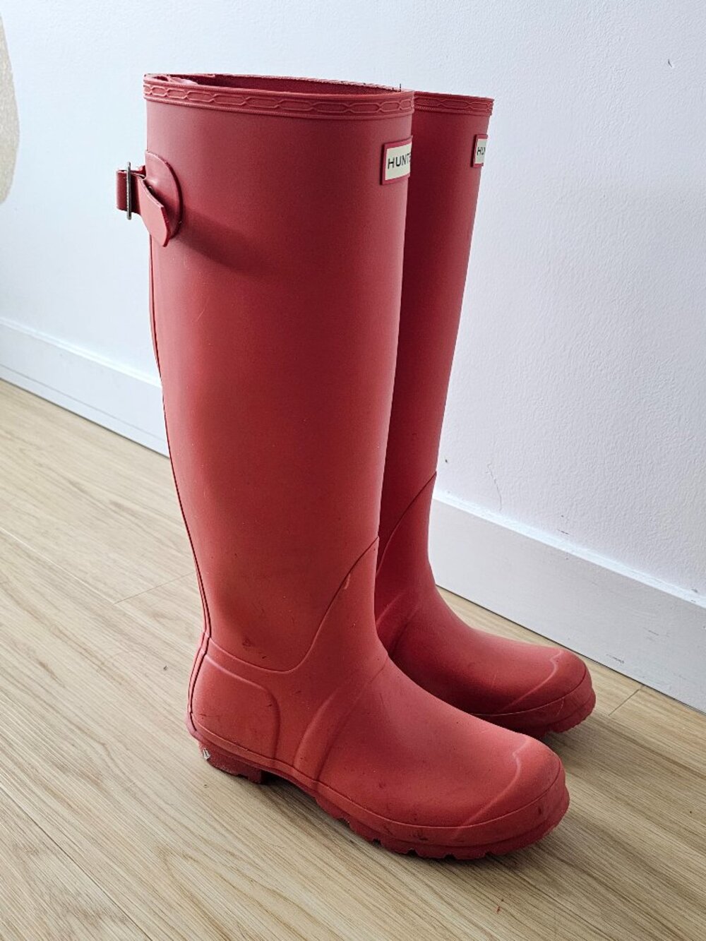 Hunter Rain Boots, Red, Size 39 / Women's 8